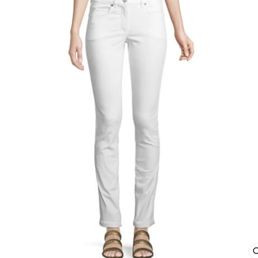Escada High Rise White Jeans - Picture 1 of 12